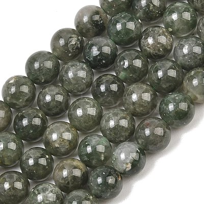 Natural Green Rutilated Quartz Beads Strands GG-CBAC4F6-B01-8mm-C-1