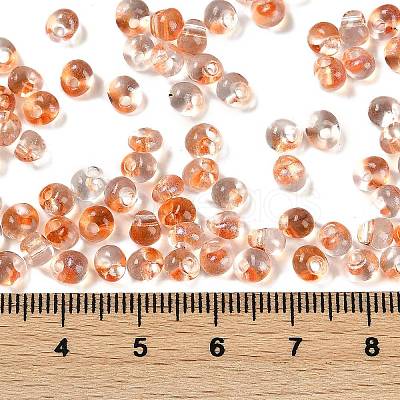 6/0 Spray Paint Fringe Glass Seed Beads X1-SEED-H003-11C-1