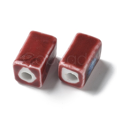 Handmade Porcelain Beads PORC-L080-D03-1