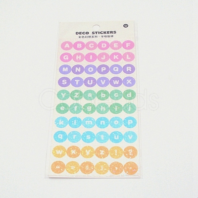 Waterproof Laser Plastic Self Adhesive Stickers DIY-TAC0005-63-1