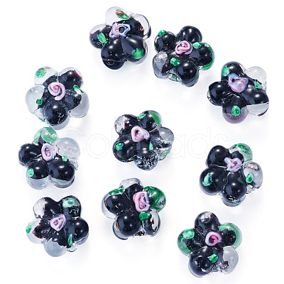 10Pcs Handmade Lampwork Beads LAMP-TADJ0001-01I-1