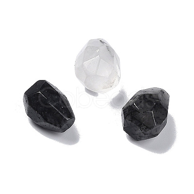 Natural Black Rutilated Quartz Beads G-F747-03B-1