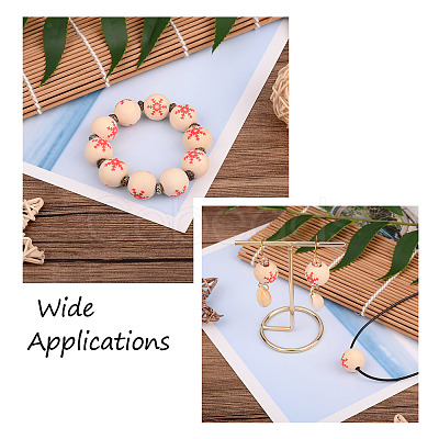 Natural Wooden Beads WOOD-TAC0010-02A-1