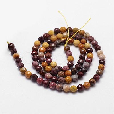Natural Mookaite Beads Strands G-D840-30-4mm-1