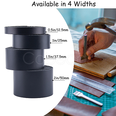 2M Flat AB Grade Cowhide Leather Cord AJEW-WH0479-73A-02-1