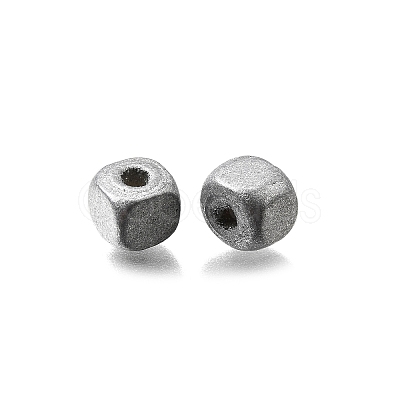 Spray Painted Wooden Beads WOOD-P021-01A-M-1