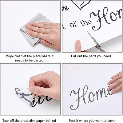 PVC Wall Stickers DIY-WH0228-149-1