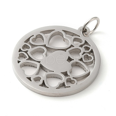 Non-Tarnish 304 Stainless Steel Pendants STAS-C086-05F-P-1