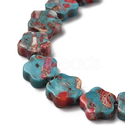 Synthetic Imperial Jasper Beads Strands G-Q050-B01-01-1