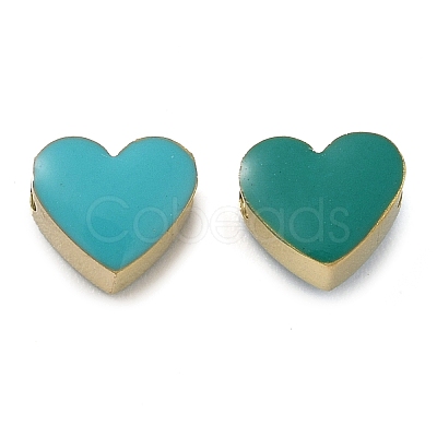 Ion Plating(IP) 304 Stainless Steel Enamel Beads STAS-B075-09G-04-1