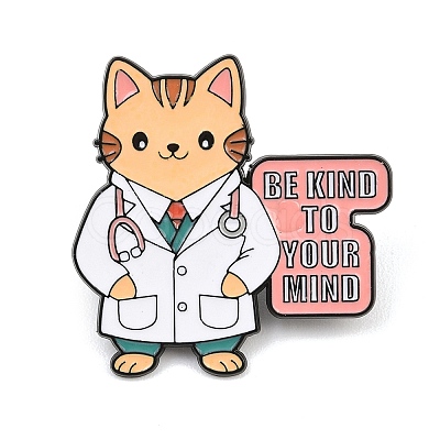 Medical Health Theme Enamel Pins JEWB-L023-03B-EB-1