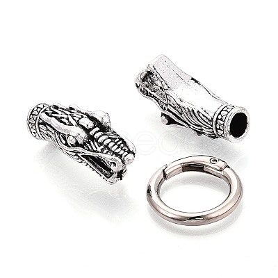 Alloy Spring Gate Rings PALLOY-R089-32AS-1
