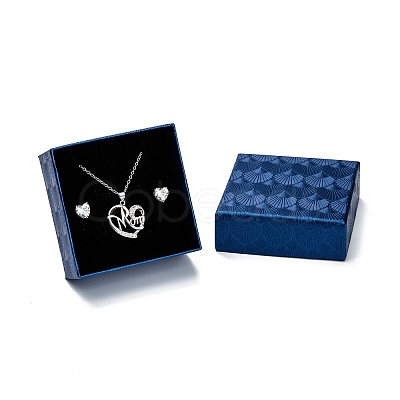 Cardboard Gift Box Jewelry Set Box LS-CBOX-F006-03-1