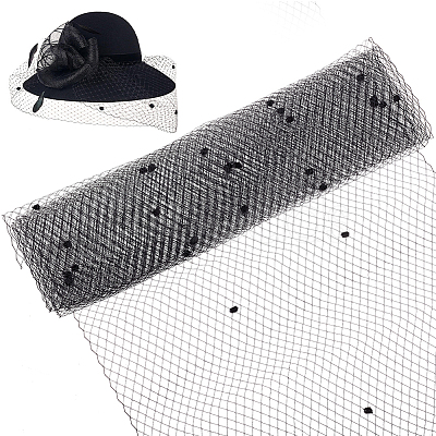 Deco Mesh Ribbons SRIB-WH0011-179B-01-1