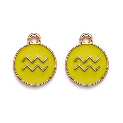 Alloy Enamel Pendants ENAM-S124-01B-14J-1