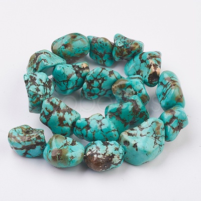 Natural Howlite Beads Strands X-G-K249-01A-1