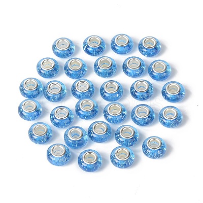 Rondelle Resin European Beads RPDL-A001-01-1