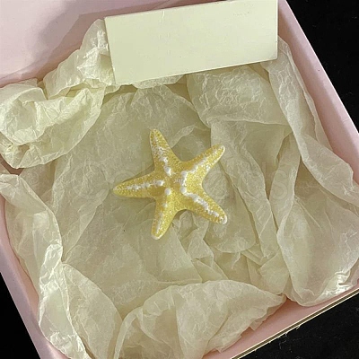 Starfish Resin Alligator Hair Clips PHAR-Z008-02B-1