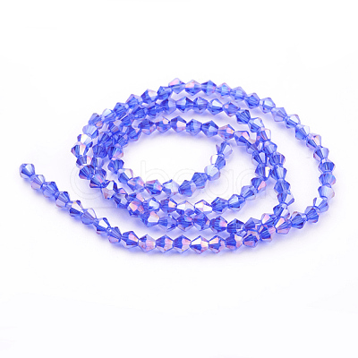 Glass Beads Strands EGLA-S056-02-1