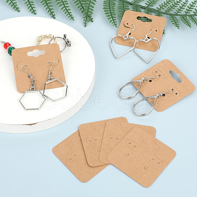 200Pcs Paper Earring Display Cards CDIS-CN0001-02A-1