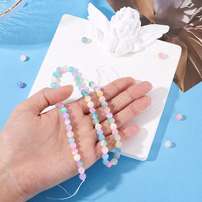 1 Strand Natural Selenite Beads Strands G-TA0002-87C-1