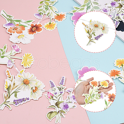 Paper Flower Hanging Party Decoration AJEW-SP0003-90-1