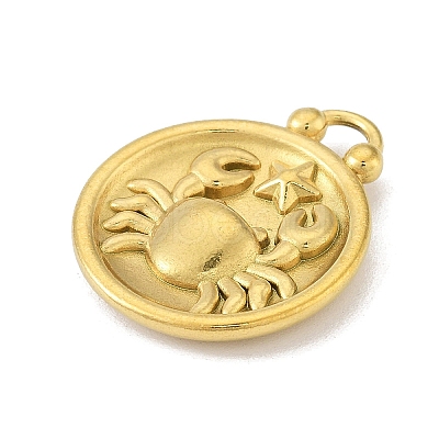 Real 18K Gold Plated Tone 304 Stainless Steel Pendants STAS-K291-01G-08-1