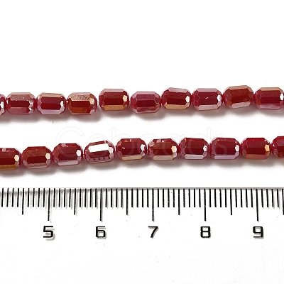 Electroplate Glass Beads Strands EGLA-D031-01K-1