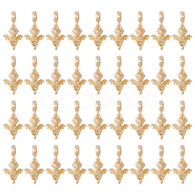36Pcs Alloy European Dangle Charms MPDL-CA0001-06G-1