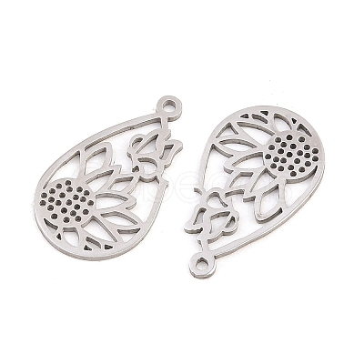 Buddhist 304 Stainless Steel Pendants STAS-E521-06A-P-1