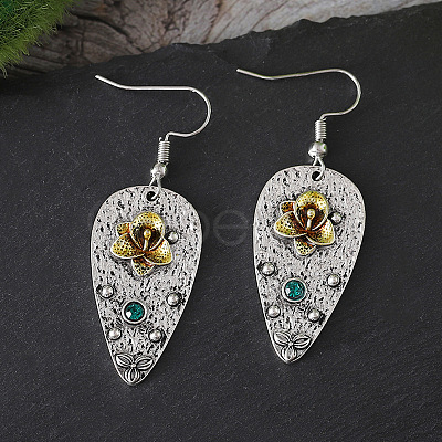 Alloy & Rhinestone Dangle Earrings FS-WGD70E2-01-1