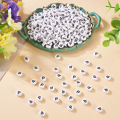 500Pcs Acrylic Beads SACR-TA0001-55P-1