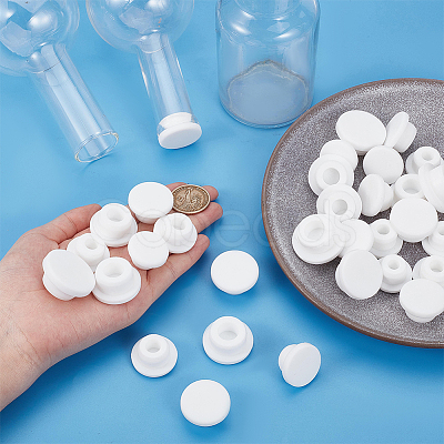 35Pcs 7 Styles Silicone Hole Plugs AJEW-OC0005-66-1