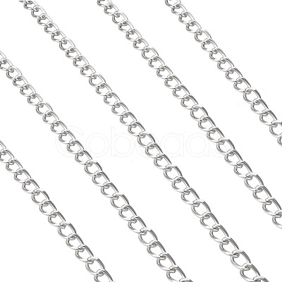 Aluminium Curb Chains X-CHA-T001-22S-1