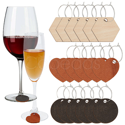 DIY Wine Glass Charm Making Kits DIY-SC0033-22-1