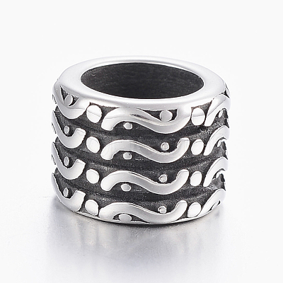 304 Stainless Steel Beads STAS-H440-43AS-1