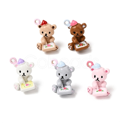 Alloy Enamel Pendants AL-CBA604F-03-1