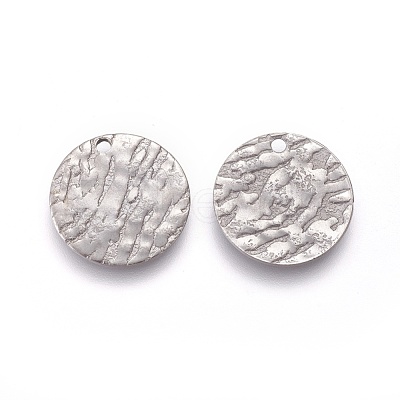 Non-Tarnish 304 Stainless Steel Charms STAS-E455-04P-15mm-1