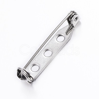 Tarnish Resistant 304 Stainless Steel Brooch Findings Sets LS-STAS-G137-52P-1