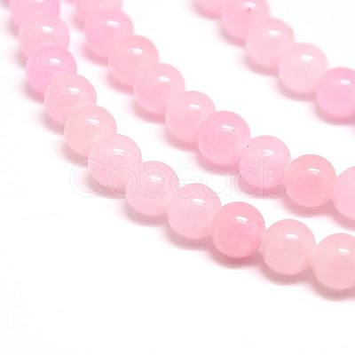 Natural Yellow Jade Beads Strands JBR6mm-2-1