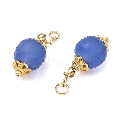 Natural Dyed Blue Agate Pendants GG-D002-03G-1