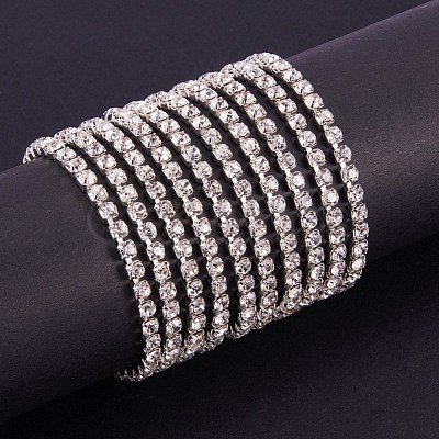 Brass Rhinestone Strass Chains CHC-T001-SS18-01S-1
