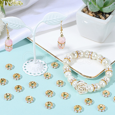 100pcs Alloy Spacer Beads FIND-SC0021-51G-1