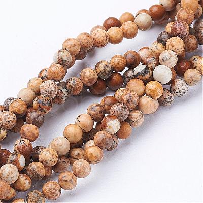 Gemstone Beads Strands GSR4mmC016-1