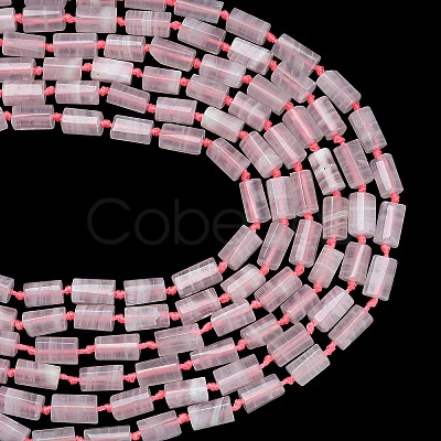 Natural Pink Calcite Beads Strands GG-CBA295D-03-1