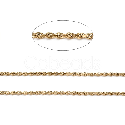 Ion Plating(IP) 304 Stainless Steel Rope Chains CHS-G027-08B-G-1