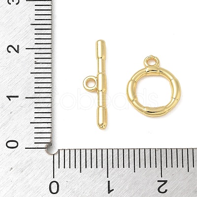 Brass Toggle Clasps KK-CBAFC6C-07D-G-1