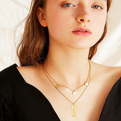 201 Stainless Steel Pendants STAS-UN0013-12-1