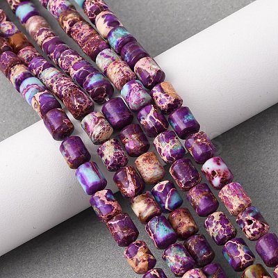 Natural Imperial Jasper Beads Strands G-M401-C02A-1