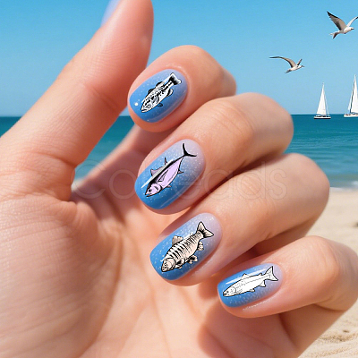 Stainless Steel DIY Nail Art Templates MRMJ-WH0092-180-1